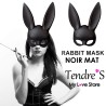 MASQUE RABBIT MASK NOIR MAT