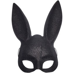 MASQUE RABBIT MASK NOIR PAILLETTES