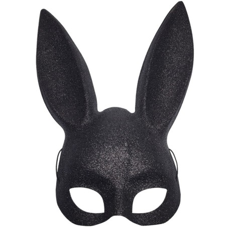 Lingerie MASQUE RABBIT MASK NOIR PAILLETTES