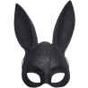 Lingerie MASQUE RABBIT MASK NOIR PAILLETTES