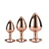 Plugs & Chapelets Anals KIT COFFRET ROSE GOLD PLUG SET DREAMTOYS