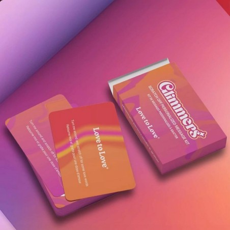 JEU DE CARTES GLIMMERS DE LOVE TO LOVE