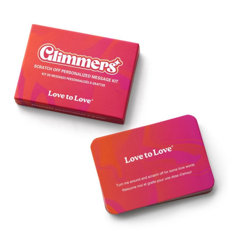 JEU DE CARTES GLIMMERS DE LOVE TO LOVE