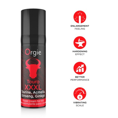 Aphrodisiaques CREME D ERECTION TOURO XXXL DE ORGIE