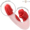 Love toys RABBIT ROUGE NATHY AVEC BOUCHE POUR CLITORIS DE INTENSE
