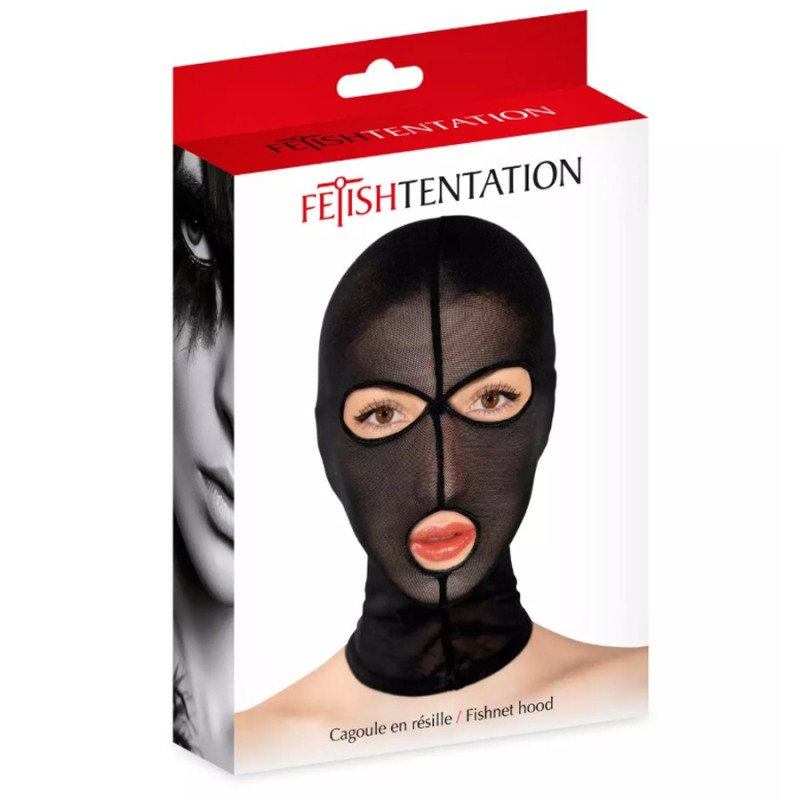 Accessoires CAGOULE EN RESILLE DE FETISHTENTATION