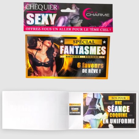 CHEQUIER SEXY FANTASMES NUIT DE CHARME