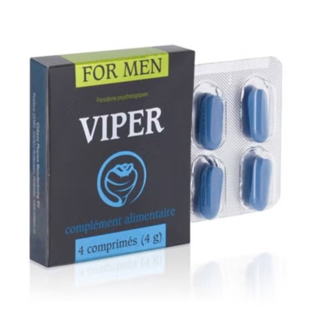Aphrodisiaques VIPER FOR MEN 4 GELULES