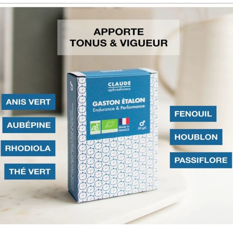 Aphrodisiaques GASTON ETALON 10 GELULES DE CLAUDE APHRODISIACS