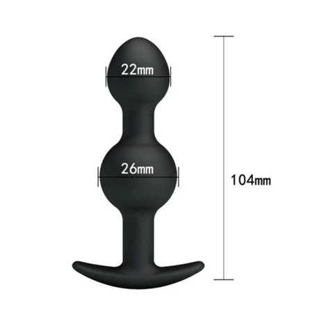 SILICONE ANAL BALLS DE PRETTY LOVE