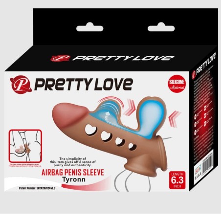 GAINE TYROON GONFLABLE A PENIS DE PRETTY LOVE