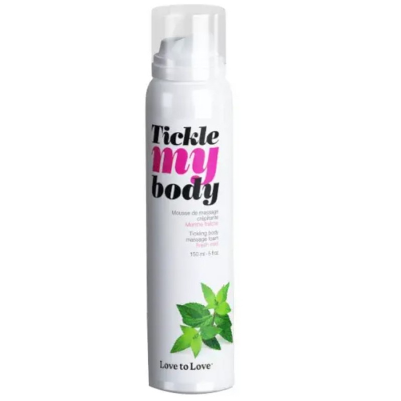 Bien Etre MOUSSE DE MASSAGE TICKLE MY BODY A LA MENTHE FRAICHE DE LOVE TO LOVE