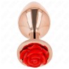 PLUG OR ROSE METAL ROSE ROUGE TAILLE:M DE KINK