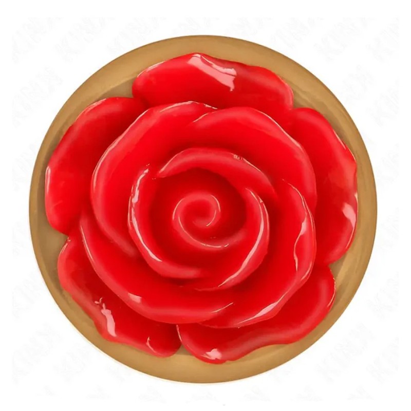 Plugs & Chapelets Anals PLUG OR ROSE METAL ROSE ROUGE TAILLE:M DE KINK