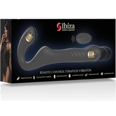 LOVE TOY CEINTURE SANS CEINTURE NOIR REMOTE CONTROL STRAPLESS VIBRATOR DE IBIZA
