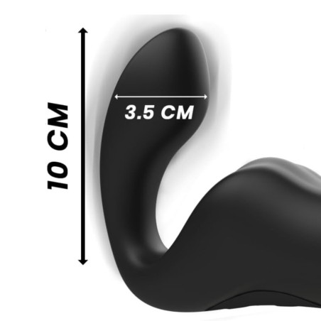 LOVE TOY CEINTURE SANS CEINTURE NOIR REMOTE CONTROL STRAPLESS VIBRATOR DE IBIZA