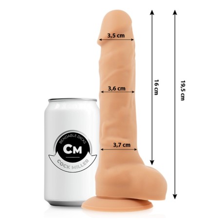 Love toys LOVE TOY VENTOUSE COCK MILLER CLAIR 19 CM