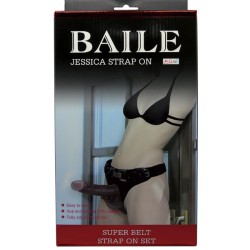 Love toys LOVE TOY BRUN CEINTURE DE LUXE JESSICA STRAP ON DE BAILE