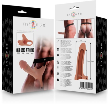 LOVE TOY CEINTURE SILICONE HOLLOW STRAP ON DE INTENSE