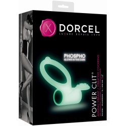Love toys COCKRING VIBRANT PHOSPHORESCENT POWER CLIT DE "DORCEL"