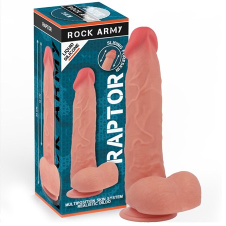 Love toys LOVE TOY VENTOUSE ROCK ARMY RAPTOR CLAIR 24 CM