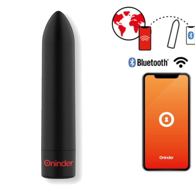 MINI BULLET NOIR BERLIN CONNECTE AVEC APPLICATION DE ONINDER
