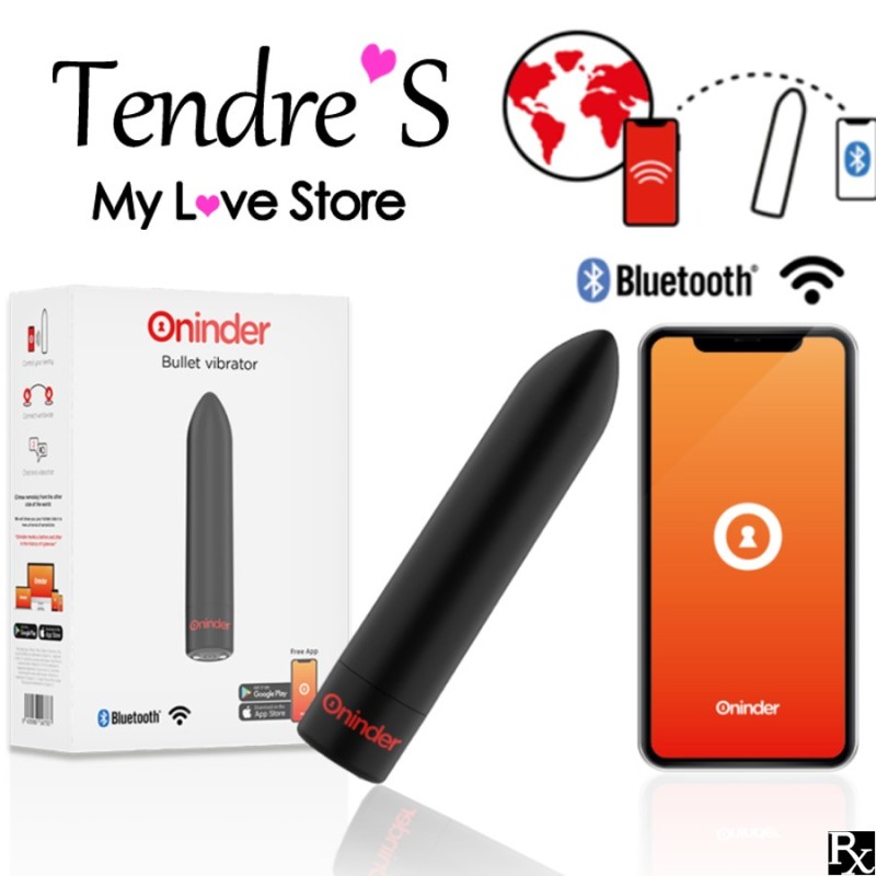 Love toys MINI BULLET NOIR BERLIN CONNECTE AVEC APPLICATION DE ONINDER