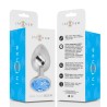 Plugs & Chapelets Anals PLUG ANAL ARGENTE BIJOU BLEU TAILLE M DE INTENSE