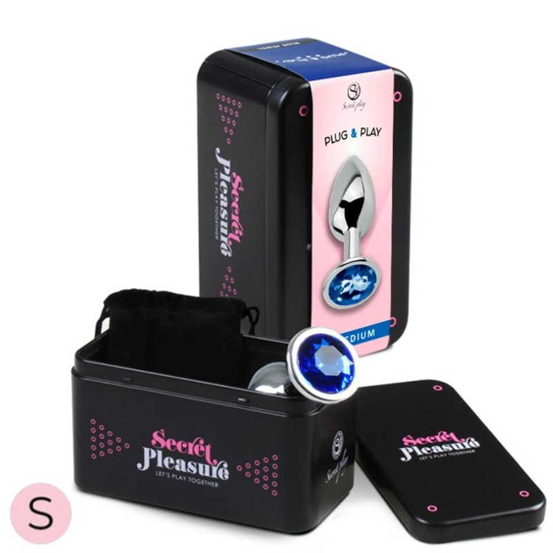 PLUG METAL BLEU PLUG & PLAY TAILLE S DE SECRET PLAY