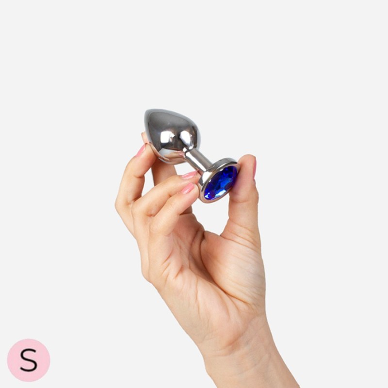 Plugs & Chapelets Anals PLUG METAL BLEU NUIT PLUG & PLAY TAILLE S DE SECRET PLAY