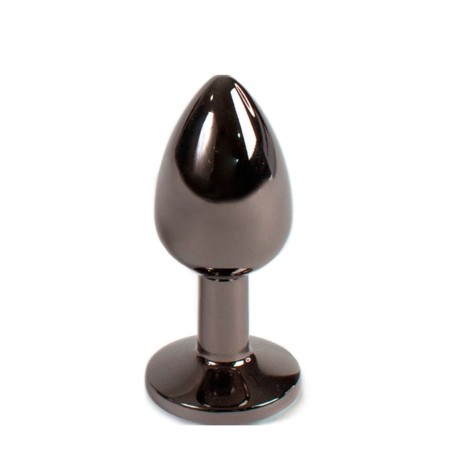 Plugs & Chapelets Anals PLUG METAL CRISTAL DIAMANT GUNMETAL TAILLE S DE SECRET PLAY