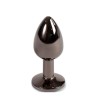 PLUG METAL CRISTAL DIAMANT GUNMETAL TAILLE S DE SECRET PLAY