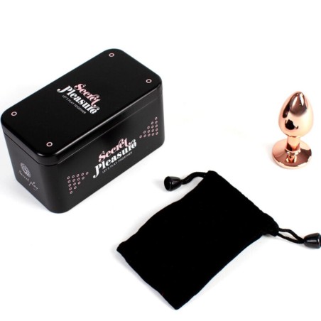 Plugs & Chapelets Anals PLUG METAL CRISTAL DIAMANT ROSE GOLD TAILLE S DE SECRET PLAY