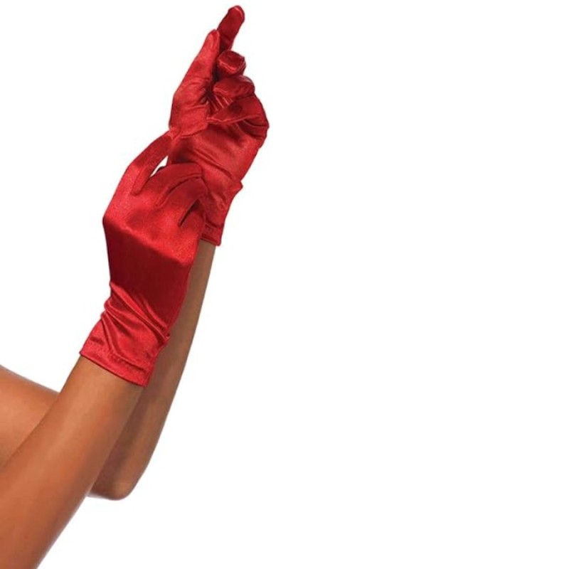 Lingerie GANTS SATIN ROUGES DE LEG AVENUE