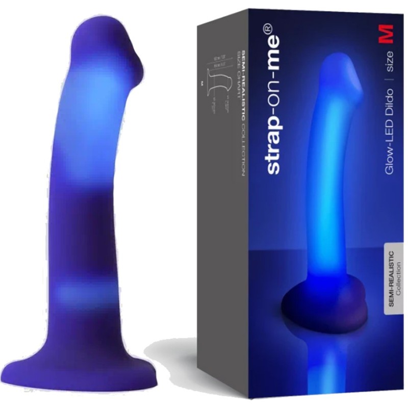 LOVE TOY VENTOUSE LUMINEUX GLOW LED DE STRAP ON ME