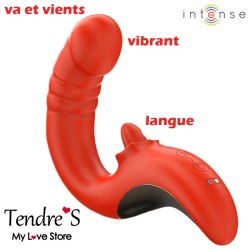 RABBIT ROUGE PAULINA EN U AVEC VA ET VIENTS VIBRATIONS ET LANGUE DE INTENSE