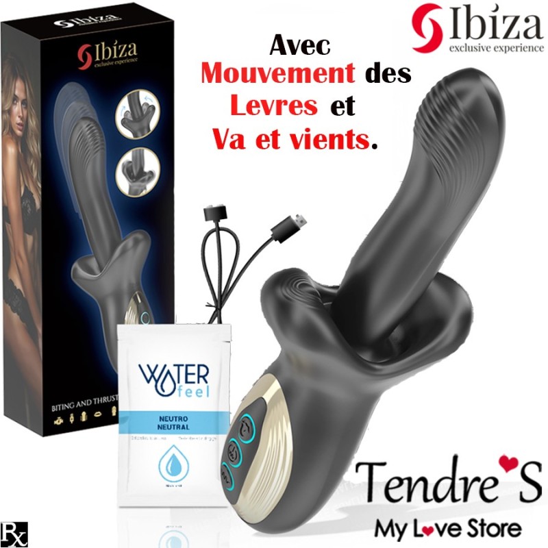 Love toys RABBIT VA ET VIENTS ET MOUVEMENTS LEVRES DE IBIZA
