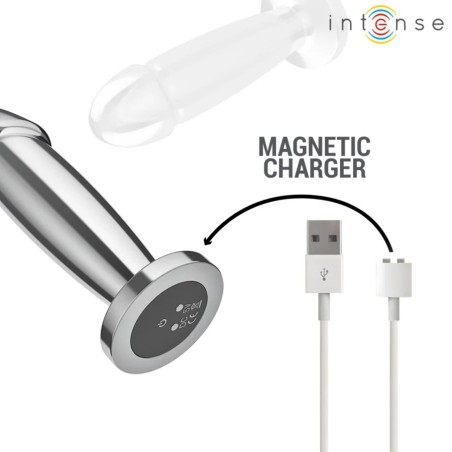 PLUG METAL VIBRANT TELECOMMANDE TAILLE M DE INTENSE