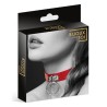 Accessoires COLLIER CUIR ROUGE FETISH DE "BIJOUX POUR TOI"