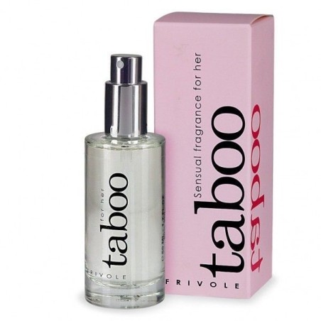 Aphrodisiaques EAU DE PARFUM D ATTIRANCE FRIVOLE TABOO aux pheromones vegetales pour elle