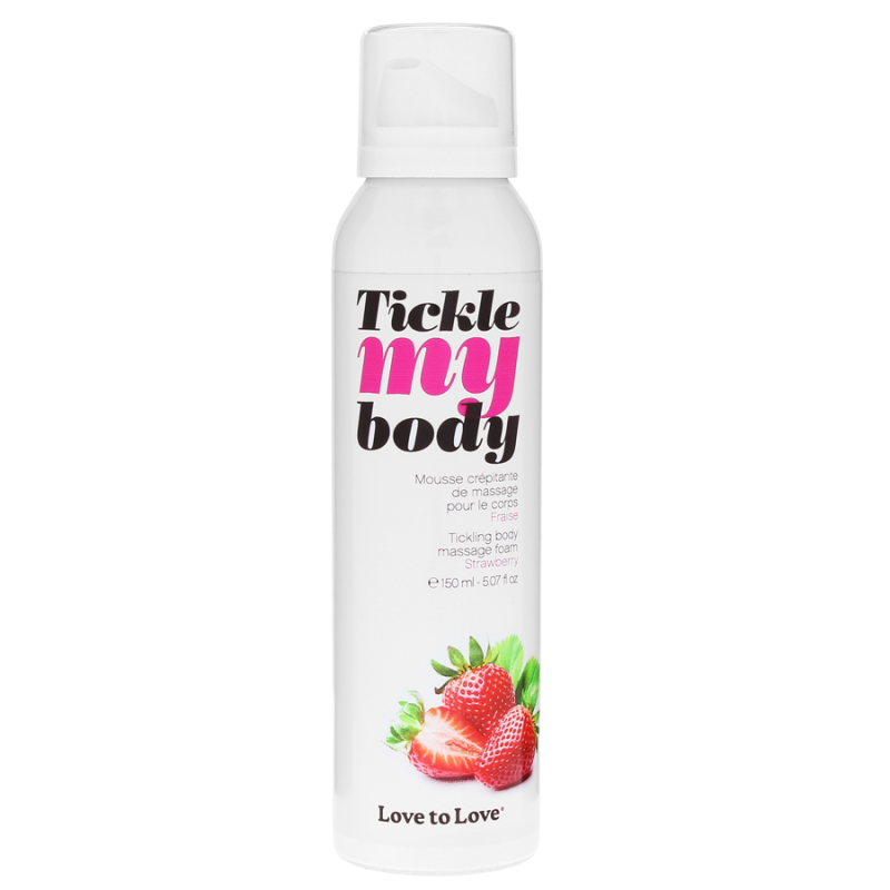 MOUSSE DE MASSAGE "TICKLE MY BODY" PARFUM FRAISE