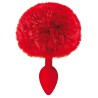 Plugs & Chapelets Anals PLUG QUEUE DE LAPIN POMPON ROUGE DE SWEET CARESS