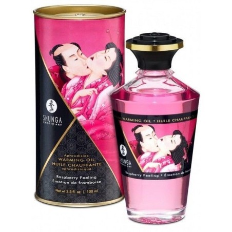 Bien Etre HUILE DE MASSAGE COMESTIBLE "SHUNGA" parfum Cerise Ardante