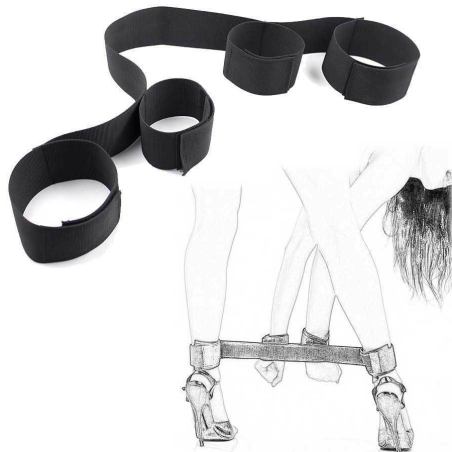 Accessoires SANGLE ATTACHES BDSM D IMMOBILISATION POIGNETS ET CHEVILLES DE "FETISHTENTATION"