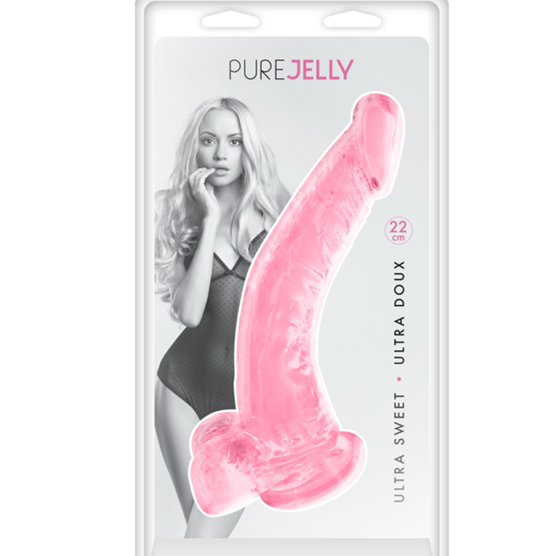Love toys PURE JELLY ROSE TAILLE:L A VENTOUSE 22 CMS