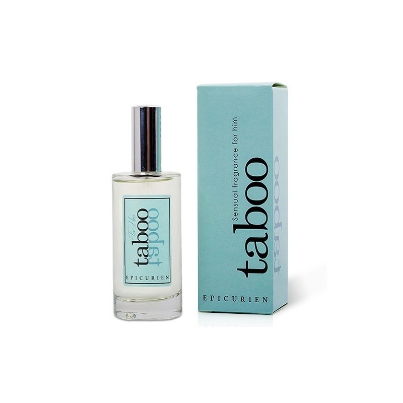 Aphrodisiaques EAU DE PARFUM D ATTIRANCE EPICURIEN "TABOO" aux pheromones vegetales pour lui