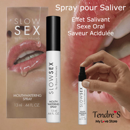 ACTIVATEUR DE SALIVE "SLOW SEX" DE "BIJOUX INDISCRETS"
