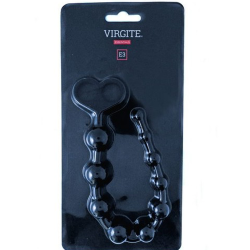 Plugs & Chapelets Anals CHAPELET ANAL BLACK AVEC BOULES PROGRESSIVES DE VIRGITE