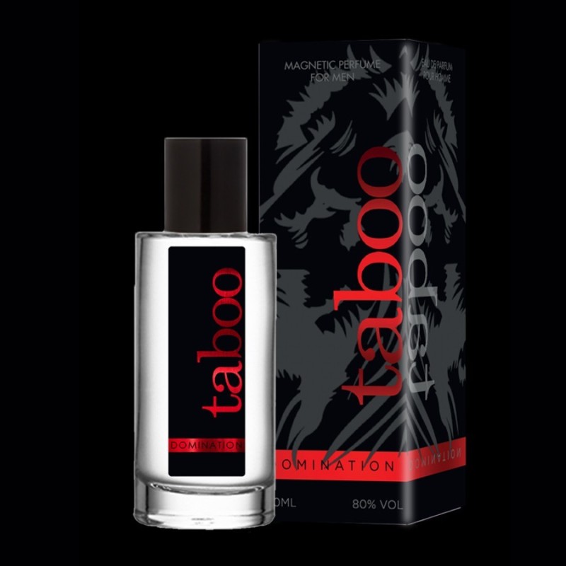 Aphrodisiaques EAU DE PARFUM D ATTIRANCE DOMINATION TABOO AUX PHEROMONES VEGETALES POUR LUI