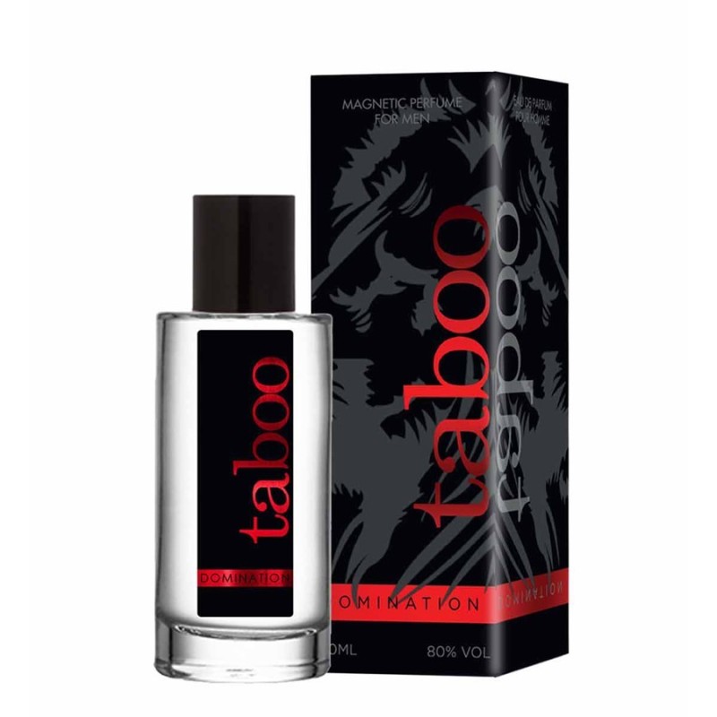 Aphrodisiaques EAU DE PARFUM D ATTIRANCE DOMINATION TABOO AUX PHEROMONES VEGETALES POUR LUI